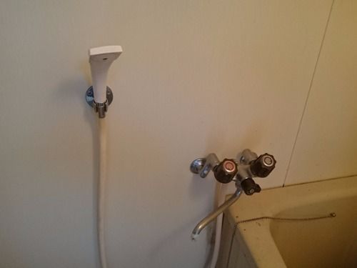 浴室水栓の交換工事